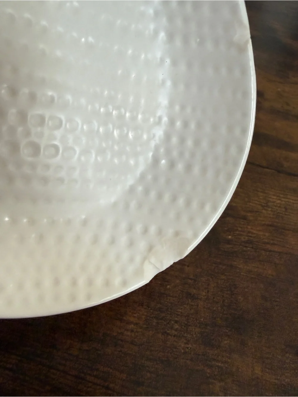 Textured Ceramic Spoon Rest in White - Home Dining bread + butter Cucina